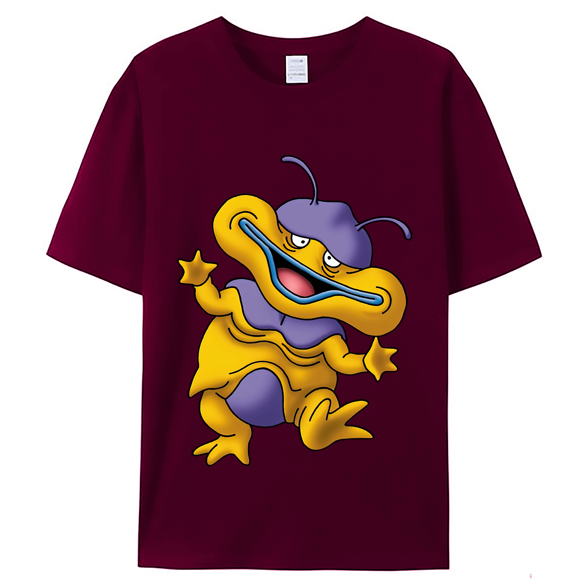 （画像用） ドラゴンクエスト Doragon Kuesuto Dragon Quest レディースカジュアルプリントTシャツ（綿100％）